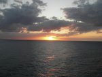 Sunset Leaving Miami
