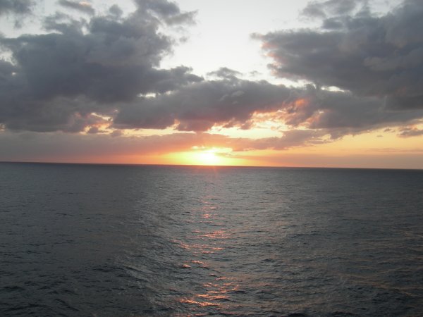 Sunset Leaving Miami