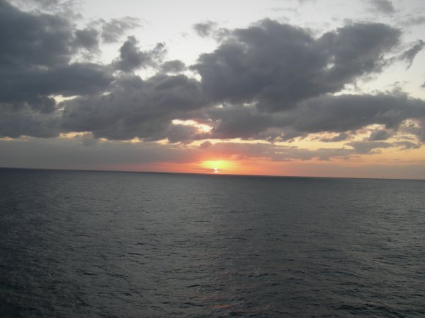 Sunset Leaving Miami