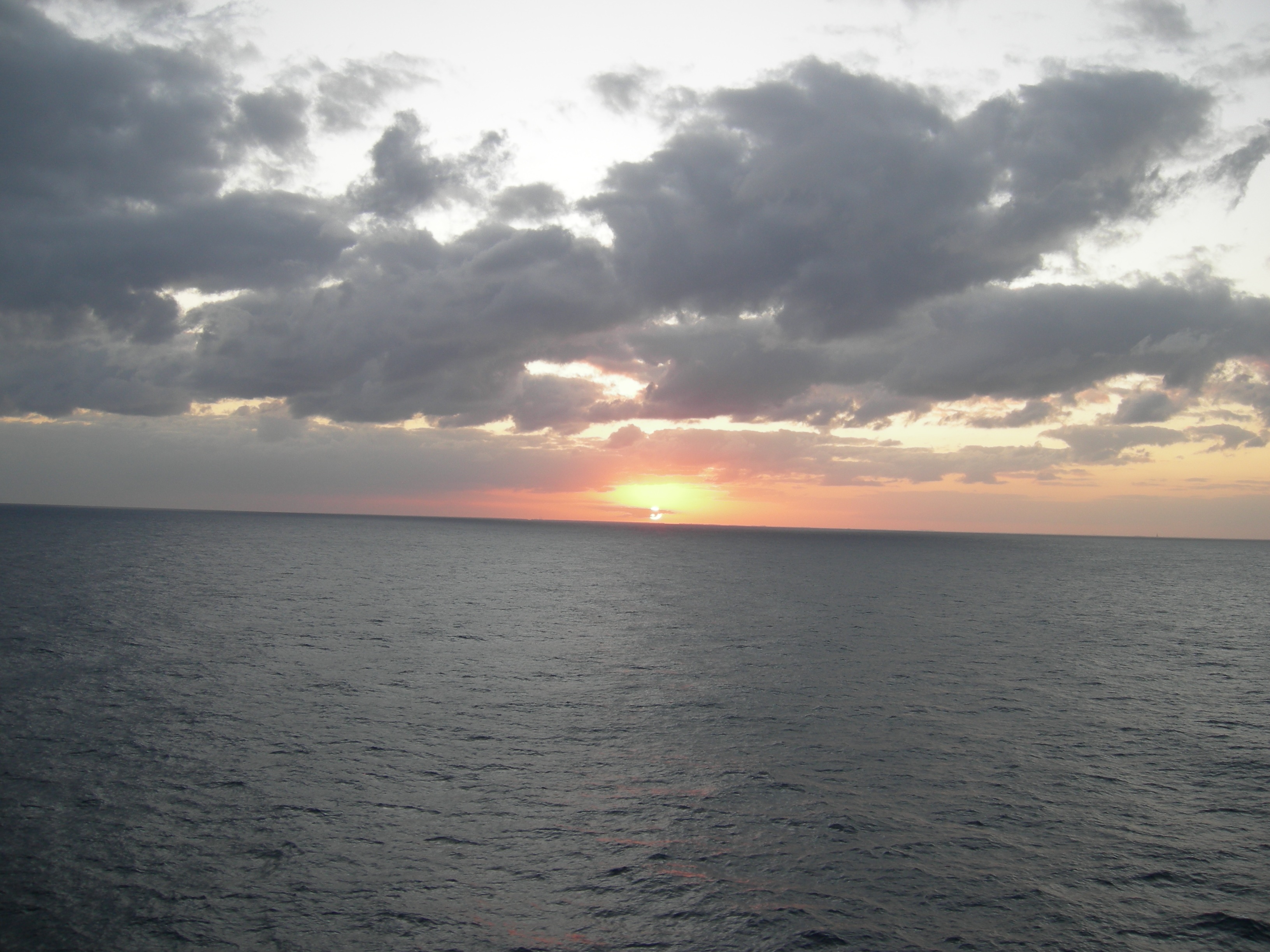 Sunset Leaving Miami