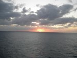 Sunset Leaving Miami