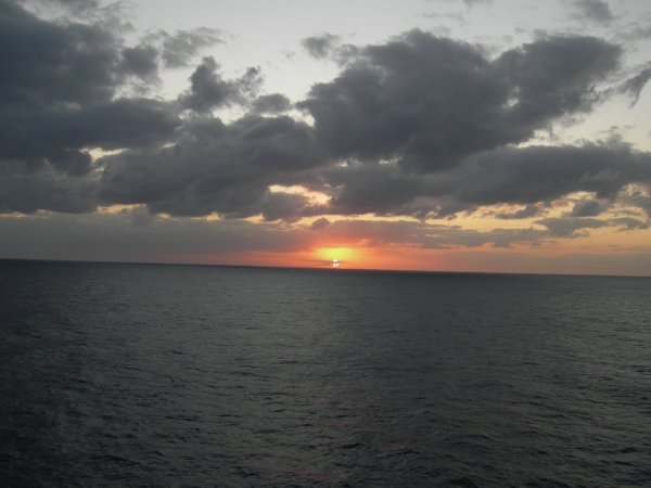 Sunset Leaving Miami