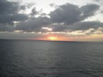 Sunset Leaving Miami