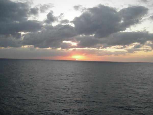 Sunset Leaving Miami