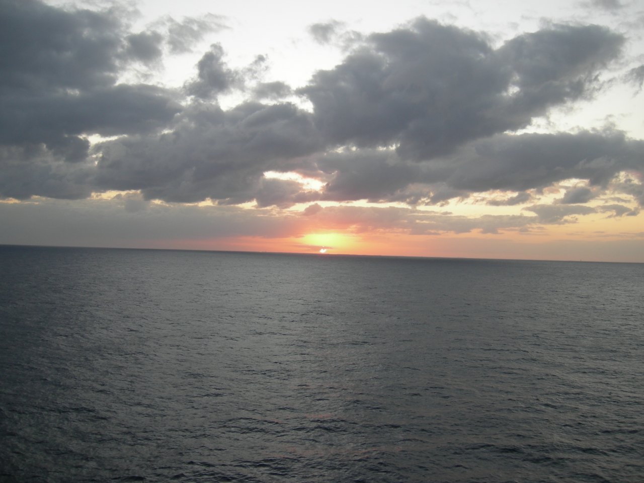 Sunset Leaving Miami
