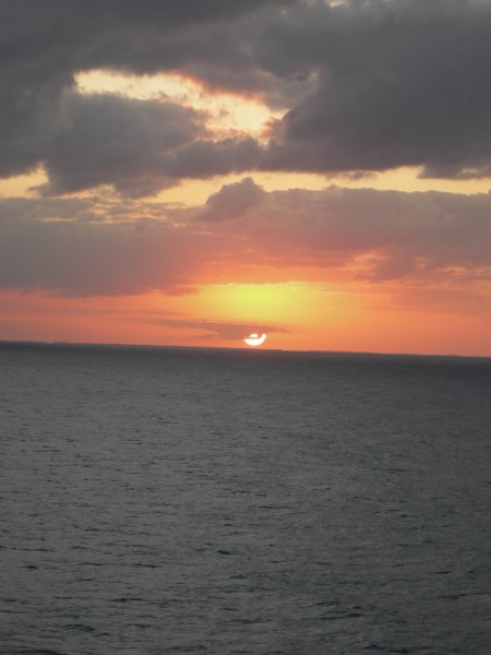 Sunset Leaving Miami