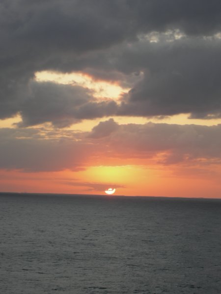 Sunset Leaving Miami