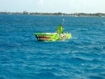 Our speedboat, which will take us to Punta Sur, Cozumel.