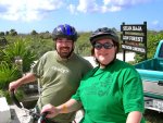 Ben and Cynthia, ready for biking.