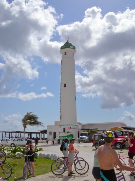 The lighthouse at Punta Sur.