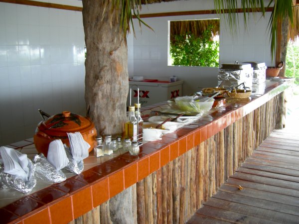 We had a wonderful Mexican buffet, with yummy escabèche chicken.
