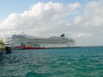 We've arrived back at the Norwegian Jewel.