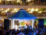 Great Big Sea on deck for the sendoff in Cozumel.