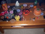lots of toys and some candy for the "children"