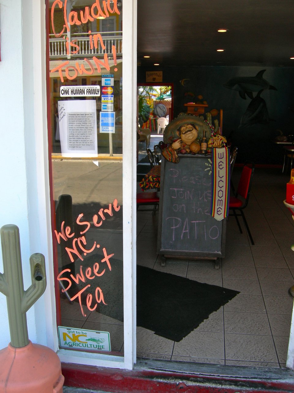 Mexican place on Key West services North Carolina sweet tea?