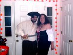 Arrr!  The Dread Pirate Ben and his booty!