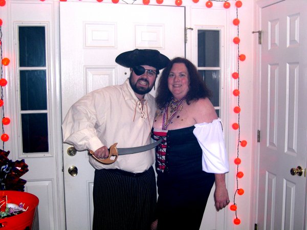 Arrr!  The Dread Pirate Ben and his booty!