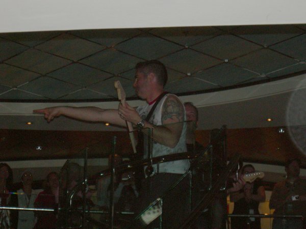 Ed from BNL getting whomped at Rock Band (Rush - Tom Sawyer)