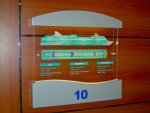We were in a balcony room on deck 10, room 516, near the front of the ship.