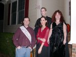 Cam (Miss Canada), Holly (Goth chick), Tim (medieval vampire), Kelley (Medusa)