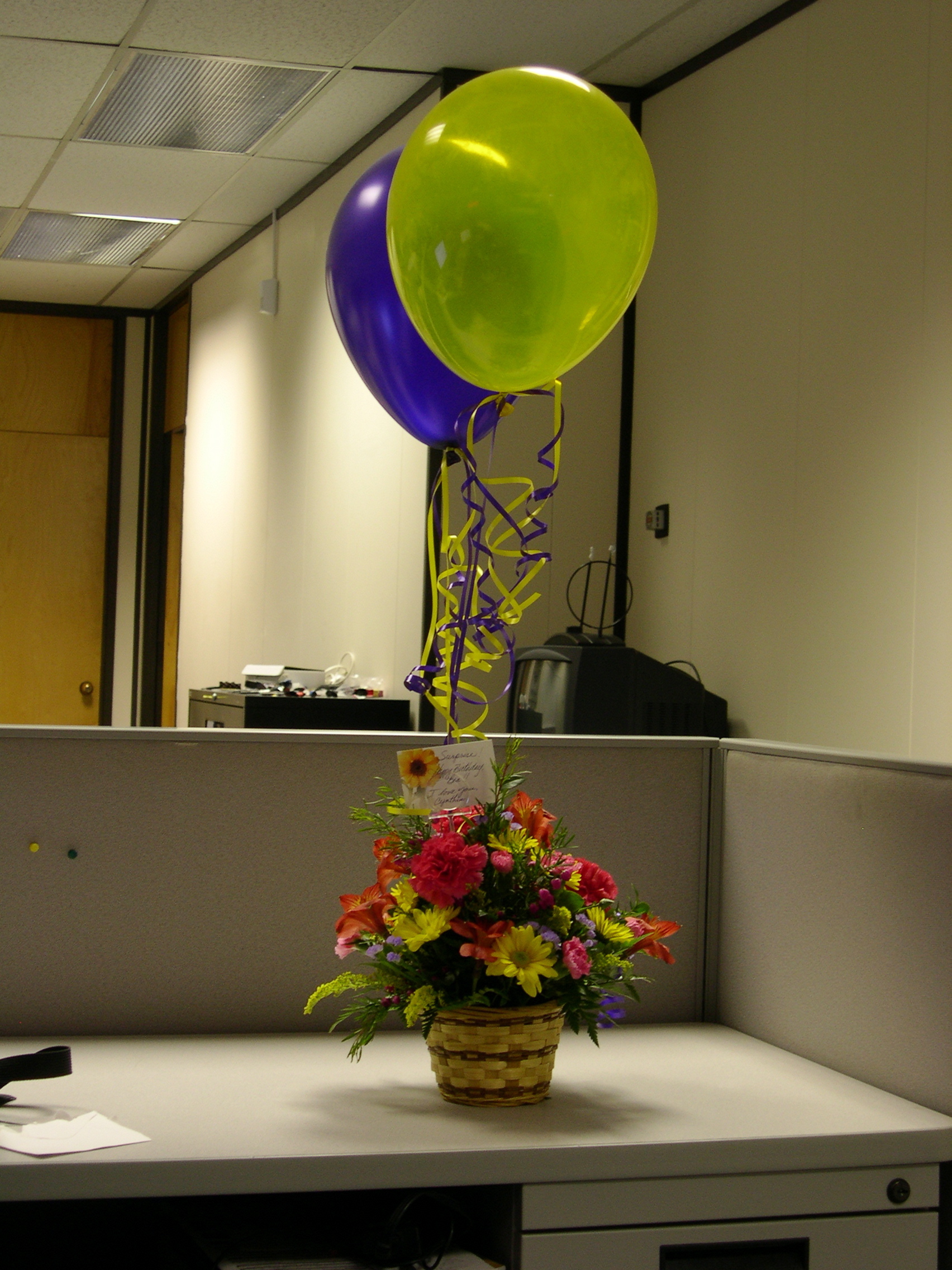 Flowers from Cynthia!