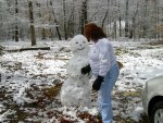 Finished Snowman