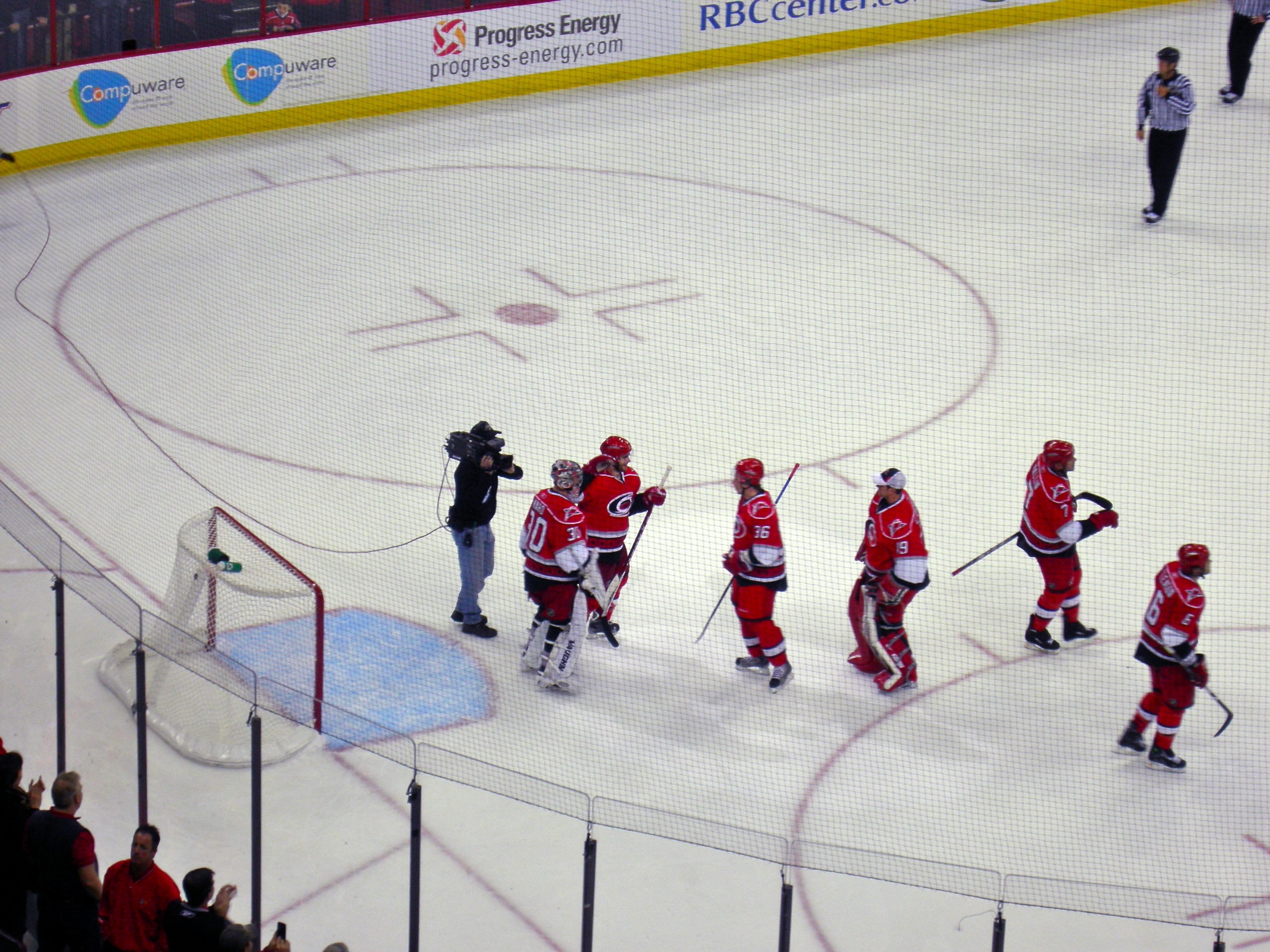 Congratulating Ward on a Game Well Won
