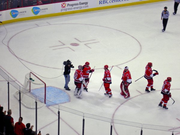 Congratulating Ward on a Game Well Won