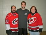 Ben and Cynthia with Cam Ward