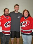 Ben and Cynthia with Cam Ward