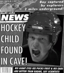 Eric Staal in the Weekly World News