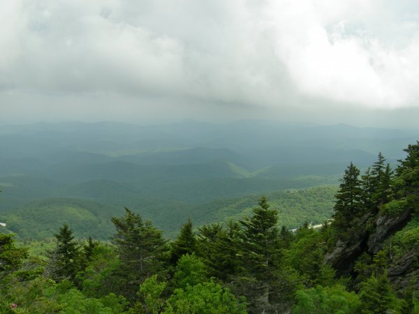 More vistas at the top of Grandfather Mountain.