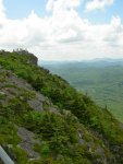 Lots of people up on the mountain, it was a beautiful day.