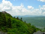 A bit of the valley and the folks at the top.