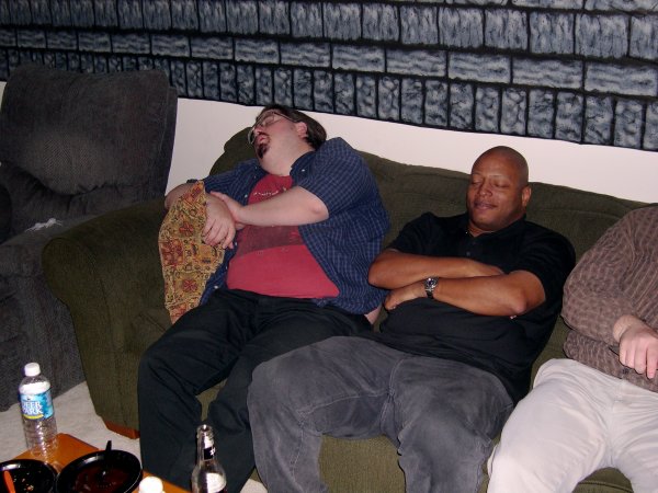 Chris and Jeff, out cold