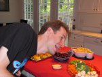 Tim, eating and/or fellating snacks