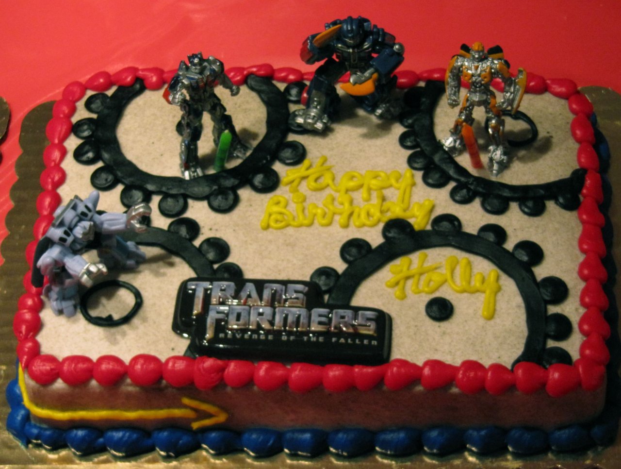 Transformers cake
