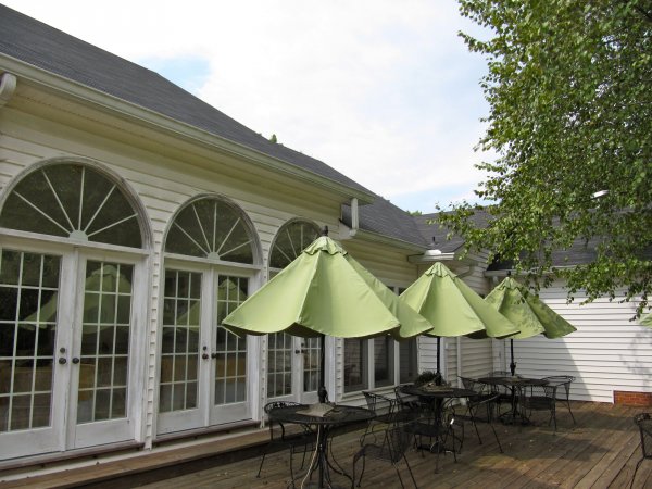 the back deck at Sullivan Place