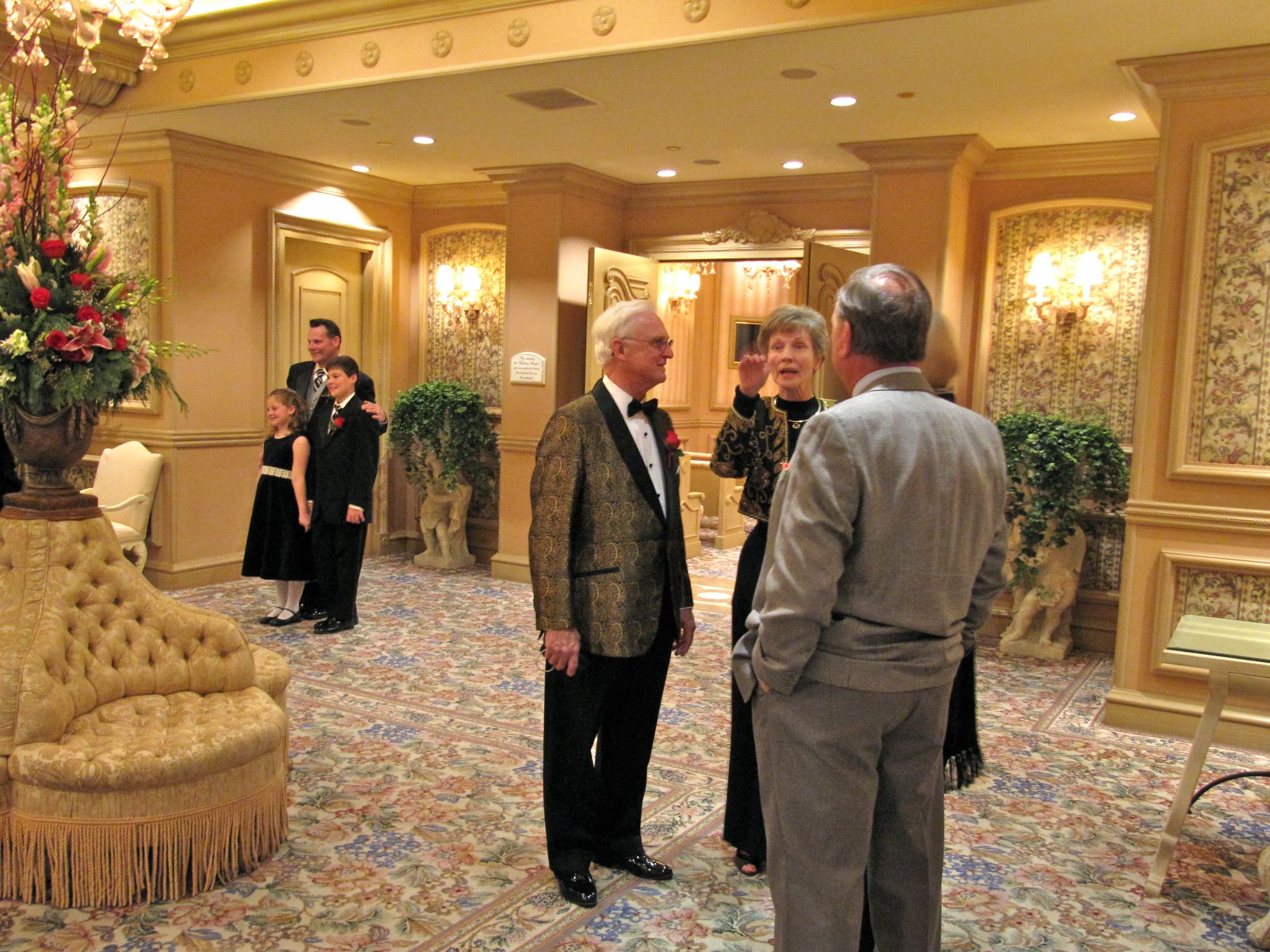 at the wedding