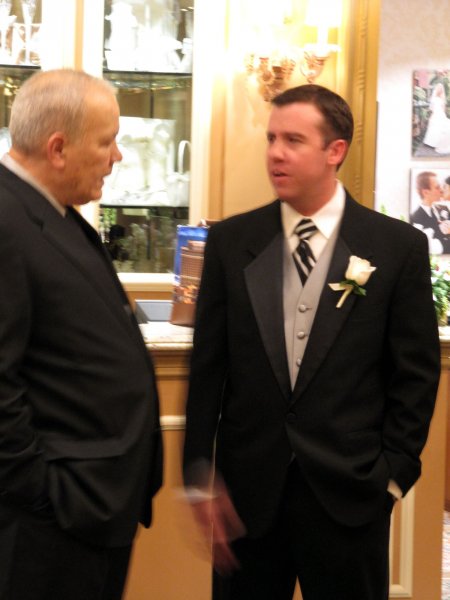at the wedding