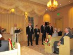 pastor and groomsmen