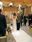 giving the bride away