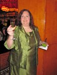 Cynthia's two-fisted drinking ;)