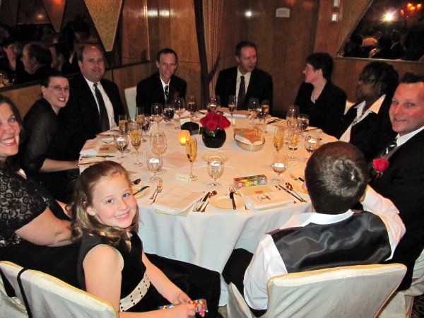 at the reception