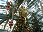 Bellagio conservatory: ornaments hanging from the ceiling
