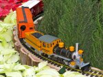 Bellagio conservatory: model train (inside track)