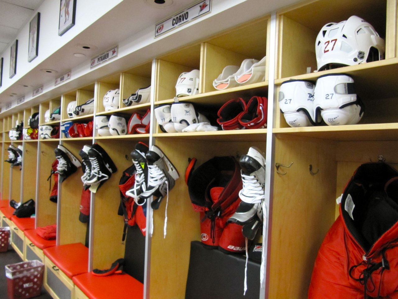 the locker room