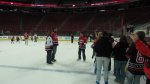 pan across the ice