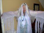 Cynthia, in spirit healer pose