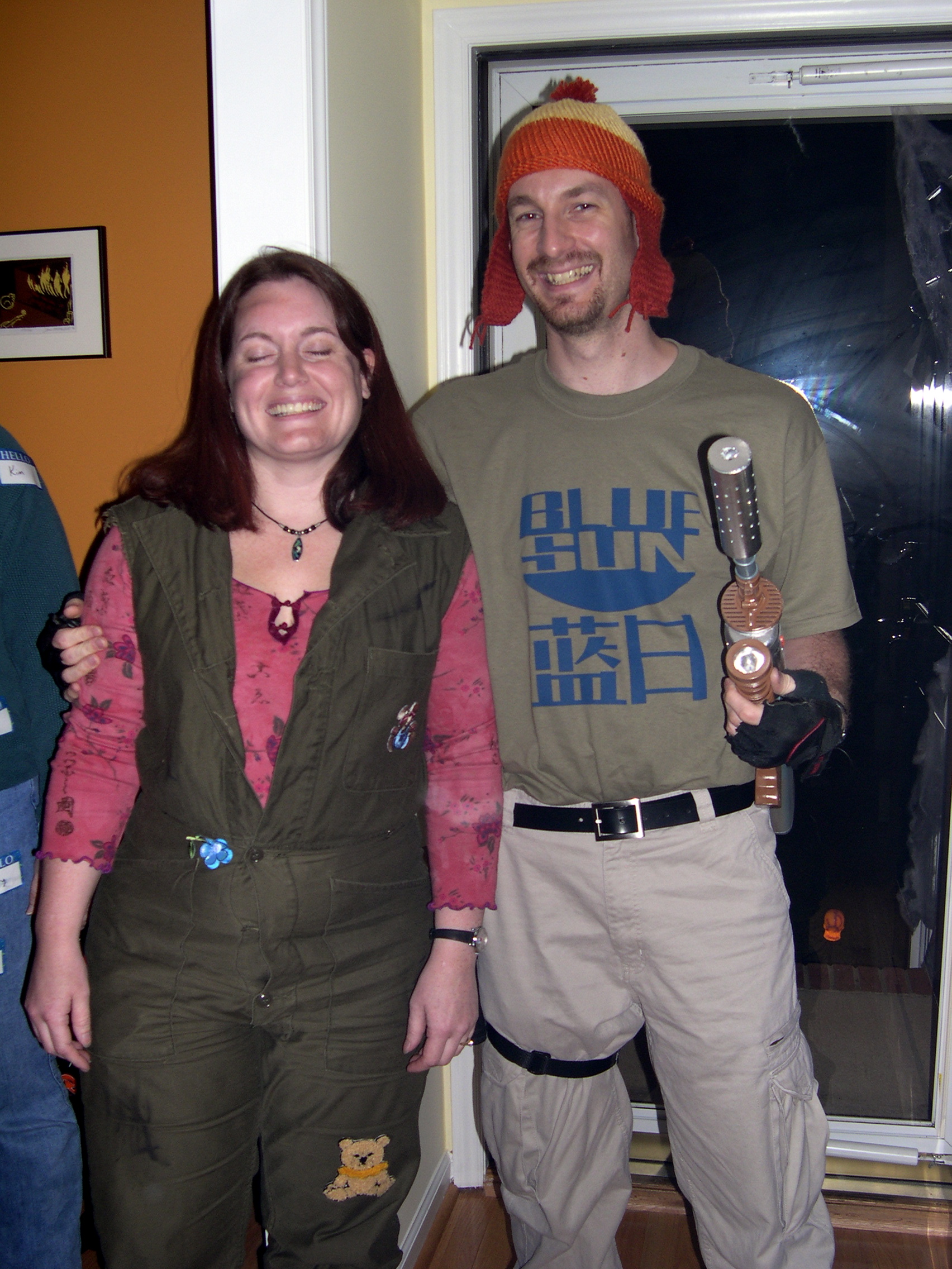Kelley and Tim (Kaylee and Jayne from Firefly)